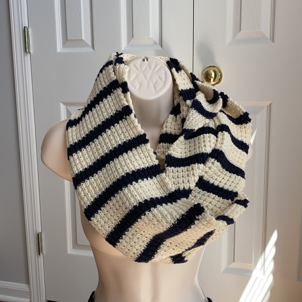 J. Crew Soft Knit Scarf Striped